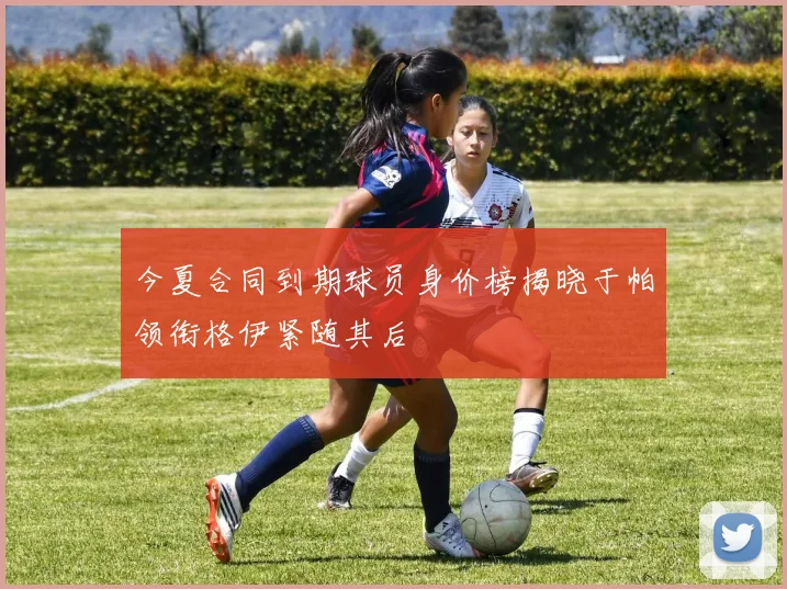 今夏合同到期球员身价榜揭晓于帕领衔格伊紧随其后